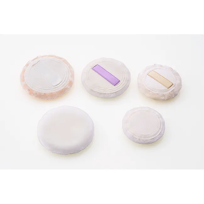 Japan OEM BTO cute washable cosmetic oem face powder makeup puff for pressed polyester powder