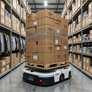 <span class=keywords><strong>Robot</strong></span> AGV de levage latéral de 1500 kg avec navigation laser <span class=keywords><strong>SLAM</strong></span> et QR pour le transport de palettes en usine - Product Image 2