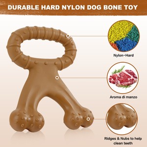 Agresif Chewer için dayanıklı kokulu ağır yıkılmaz köpek çiğneme oyuncakları - Product Image 2