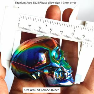 ขายส่งงานแกะสลักหินคริสตัลรูปหัวกะโหลกออสซิเดียนสไตล์โบฮีเมียนสุดฮิต สำหรับตกแต่งบ้านอย่างมีเอกลักษณ์และเป็นของขวัญวันหยุด - Product Image 5