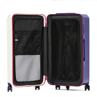 Valise à roulettes de luxe Spinner légère de 32 pouces Bagages de voyage à fermeture éclair TSA multifonction de grande capacité à 30 mots de passe