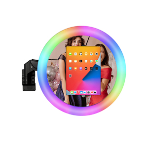 WiViTouch Anneau lumineux LED de 18 pouces pour photomaton, compatible avec les tablettes 9,7-12,9 pouces (iPad Air/<span class=keywords><strong>Pro</strong></span>) pour photomaton à anneau lumineux - Product Image 1