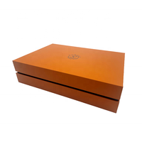 Boîte en papier ruban écologique avec logo personnalisé pour bijoux, jouets, montres, gâteaux, stratification mate de haute qualité avec impression de lumière réfléchie par le haut et le bas