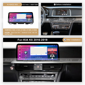 12.3 inch Car Stereo Dash bảng điều chỉnh cho Kia K5 2016-2019 LHD GPS navigation <span class=keywords><strong>RGB</strong></span> Máy nghe nhạc âm thanh đa phương tiện fascia cho DVD TRIM - Product Image 2