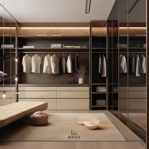 Armoire en MDF ultra-plate 40 cm – Design peu profond pour chambre et couloir, gain de place - Product Image 3