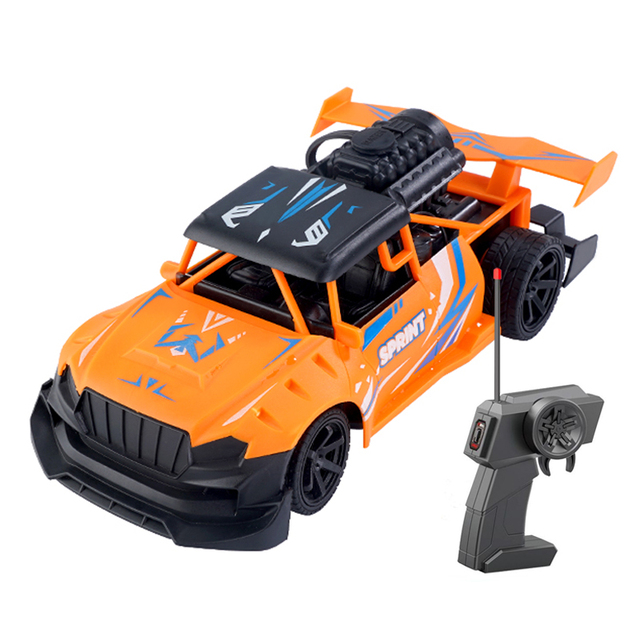 Remote Control Toy 27 Ghz Rc Drift Car Model 1:18 Racing Children with Mist Spray