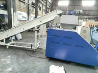 Ligne de compactage et de granulation de plastique recyclé pour entrepôt, pour films et flocons en HDPE, LDPE, LLDPE, MDPE, EVA, PS, ABS