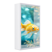 Pantalla LCD de Doble Cara de 55 Pulgadas para Exhibición en Tiendas, Pantalla de Señalización de Alto Brillo Orientada a la Ventana, Máquina LCD para Publicidad en Tiendas