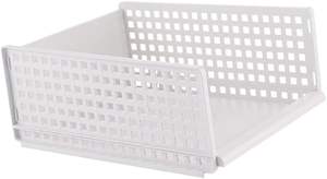 Wardrobe <b>Storage</b> Basket Box Wardrobe Clothes Layered Partition <b>Drawer</b> <b>Plastic</b> <b>Storage</b> Rack - Product Image 4
