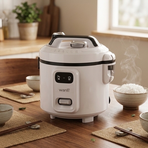Cuisinière à riz pas chère avec revêtement antiadhésif, capacité de 5 L, pour la cuisine familiale traditionnelle - Product Image 1