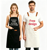 Tablier de travail sans manches en toile cirée robuste, imperméable, résistant à l'huile, léger, avec bretelles réglables, pour cuisine professionnelle