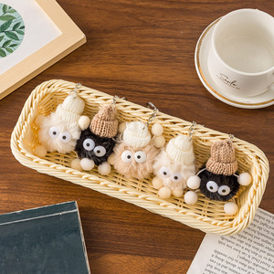 Porte-clés mignon en peluche, pompon doux de dessin animé, porte-clés à mousqueton pour sac ou décoration de voiture - Product Image 2