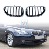 Pour BMW E60 5 530i 550i 2006 2006 2010 Grille de calandre avant chromée noire diamantée Série M5 Pièces automobiles