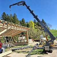 Grue araignée mobile multifonctionnelle de 3 tonnes, diesel-électrique, mini-grue compacte sur chenilles