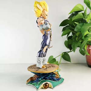 34cm <span class=keywords><strong>DBZ</strong></span> Anime dragón PVC modelo colección muñeca dibujos animados juguete <span class=keywords><strong>Majin</strong></span> <span class=keywords><strong>Vegeta</strong></span> figura de acción doble cabeza tallado en caja ornamento regalo - Product Image 5