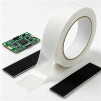Ruban en tissu de coton ignifuge à haute résistance isolante avec adhésif thermofusible pour modules haute tension