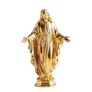 Customized high quality icon sculpture orthodox Jesus statue praying for use in places of worship