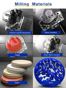 Zotion 5 assi dentale digitale CAD CAM bagnato macchina di fresatura CNC per vetro di titanio in ceramica - Product Image 5