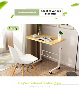 Đơn giản gấp có thể nâng bàn vẽ đầu giường di động bàn cà phê nhỏ - Product Image 6