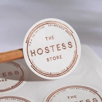 Autocollant d'emballage texturé 3D en papier gaufré de luxe avec logo personnalisé pour invitation de mariage, boîte cadeau, enveloppe, étiquette de scellage