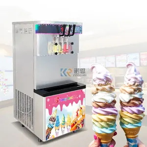 CE Diakui Komersial Gelato Keras Mesin Pembuat Es Krim Italia Stainless Steel Gelato Pembuat Es Krim Melayani Keras