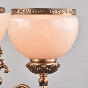 Custom French Style Solid Brass Chandelier, Luxury Vintage Handmade <b>Pendant</b> Light for Living Room Villa Hotel Decoration - Product Image 5