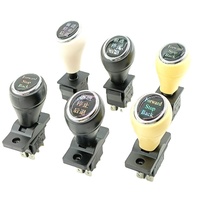 Interruttore elettronico a leva per auto elettrica KCD4 a sei pin, tre posizioni/reset, tipo barca, IP65, 10A, in plastica, Avanti/Stop/Indietro