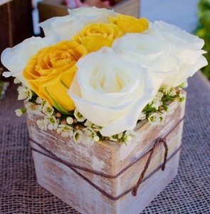 Pot <span class=keywords><strong>de</strong></span> fleurs en <span class=keywords><strong>bois</strong></span> naturel fait à la main, boîte <span class=keywords><strong>de</strong></span> plantation - Product Image 3