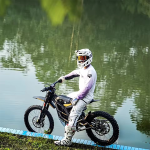 Moto tout-terrain électrique Falcon M GT haute performance avec moteur central, batterie au lithium, cadre en acier et 3 vitesses - Product Image 5