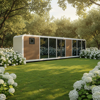 Abri isolé d'extérieur préfabriqué, studio de jardin, bureau mobile, conception résistante aux intempéries, installation facile