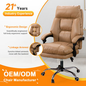 <span class=keywords><strong>Chaise</strong></span> <span class=keywords><strong>de</strong></span> <span class=keywords><strong>bureau</strong></span> ergonomique exécutive réglable en cuir PU, robuste, grande taille, avec accoudoirs - Product Image 1