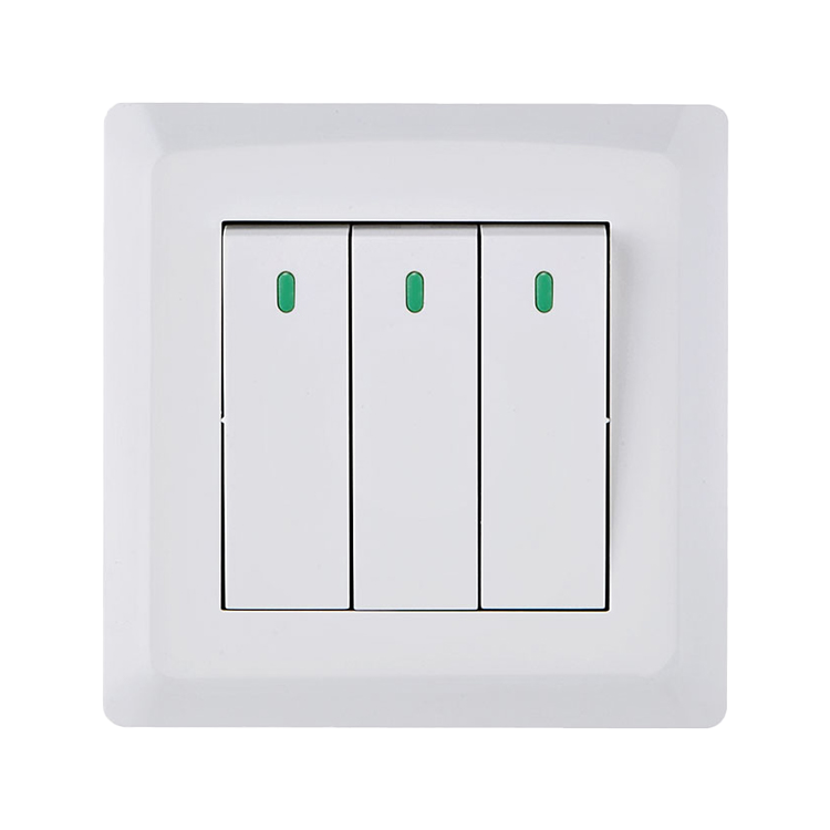 Factory Custom Popular Product Household Modern UK Standard Plug Living Room Indoor Wall TV Satellite Socket and Switch