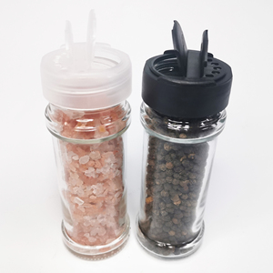 2021 100ml glass bottle for spices packing with plastic cover