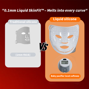 EYCO-<span class=keywords><strong>Masque</strong></span> facial LED en silicone pour thérapie par la lumière, nouveauté - Product Image 2