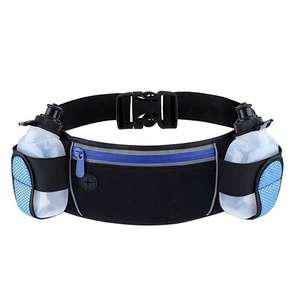 Custom <strong>Sports</strong> Outdoor Neoprene <strong>Waterproof</strong> Marathon Running Hydration Belt Waist Pack <strong>Bag</strong> with Two <strong>Water</strong> Bottle Holder - Product Image 1