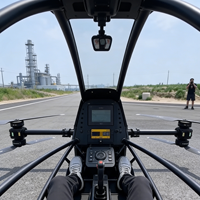 SHUIMAN JINSHAN EVTOL, Vehículo Aéreo de Despegue y Aterrizaje Vertical (EVTOL) de un Solo Asiento, Nave Espacial Tripulada, Estructura Plegable de Fibra de Carbono, 120 kg