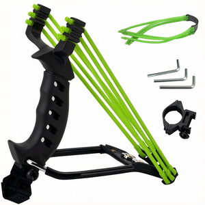 Nuevo Tirachinas Profesional de Acero Inoxidable 2026 para Caza y Pesca Precisa, Catapulta con Soporte de Muñeca, Camuflaje Verde <span class=keywords><strong>Polaris</strong></span> - Product Image 5