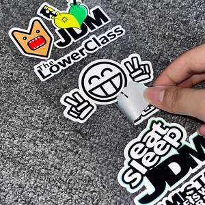 Autocollants personnalisés en vinyle imperméables et résistants aux rayures, autocollants adhésifs pour voitures, autocollants pour vélos - Product Image 5