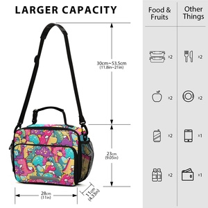 Factory Wholesale Customized Cute Dinosaur Heat Insulation Cooler <b>Box</b> Takeout Portable Cooler <b>Lunch</b> Bags With Logo - Product Image 3