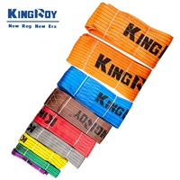 KingRoy GS CE sertifikalı ağır kargo kaldırma kayışı ve endüstriyel polyester kaldırma dokuma kemer kargo için