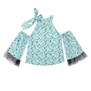 Conjunto de Ropa Sexy al por Mayor para Bebés, Pantalones Vaqueros de Mezclilla para Niñas con Top Floral para el Verano - Product Image 3