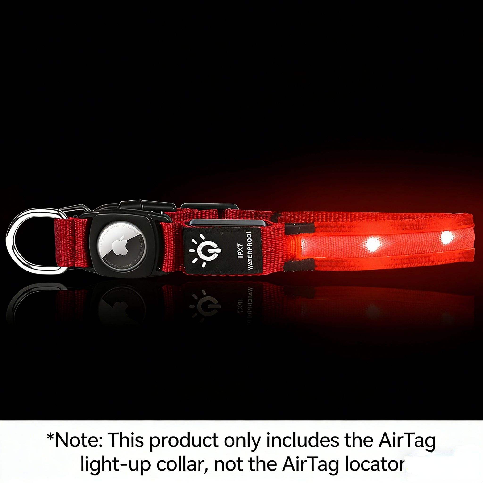 ลูกปัดโคมไฟสีแดง (กันน้ำ)