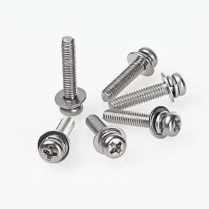 Tornillo de Cabeza Cruzada Pequeña GB9074.8 de Acero Inoxidable Premium con Arandelas de Resorte y Planas - Product Image 4