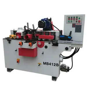 Woodworking Moldeing Machine 4 Side Thicknesser Planer 4 Heads Four Side Planer Moulder