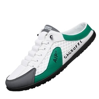 Chaussures décontractées pour hommes 2026, style créateur, automne-été, confortables, respirantes, en maille, demi-mules, à semelle souple, pour l'extérieur, à enfiler