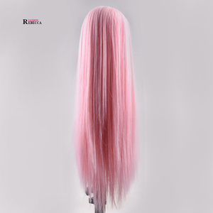 Rebecca venta al por mayor 18 ''-30'' cabeza <span class=keywords><strong>para</strong></span> la venta de <span class=keywords><strong>muñeca</strong></span> maniquí femenino barato cabeza de Maniquí de entrenamiento de pelo sintético - Product Image 4