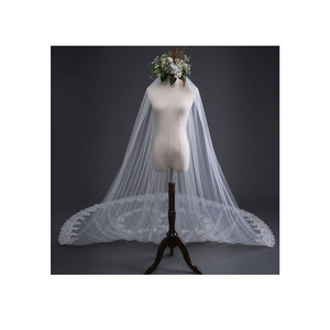 Il nuovo elenco di velatura da sposa porta lunga ampia larghezza del vestito da sposa velo <span class=keywords><strong>con</strong></span> pettine <span class=keywords><strong>per</strong></span> <span class=keywords><strong>capelli</strong></span> <span class=keywords><strong>accessori</strong></span> da sposa <span class=keywords><strong>accessori</strong></span> - Product Image 2
