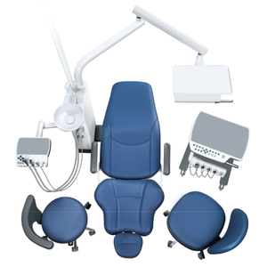 <span class=keywords><strong>Unit</strong></span>à Dentale Elettrica Buffalo con Luce Orale LED, Braccio Ausiliario, Vassoio in Alluminio, Poggiatesta Rotante, Sistema Idrico Automatico, 9 Memorie - Product Image 3