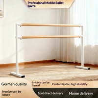 Barre de pole dance mobile pour la maison, studio de danse professionnel, entraînement d'étirement des jambes, barre simple personnalisable, adulte unisexe
