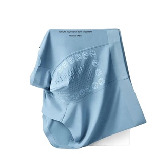 Factory Wholesale <b>Custom</b> Modal <b>Boxer</b> Underwear Breathable Knitted Business Simple Comfortable Massage Underwear Customizable - Product Image 1